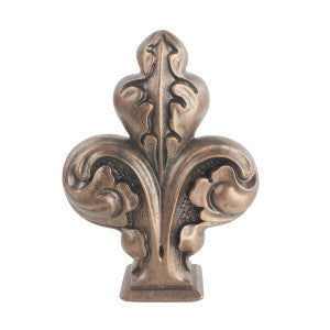 Trefoil Finial 3 Bronze by Stout Hardware