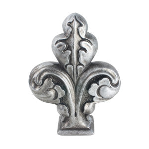 Trefoil Finial 4 Silver by Stout Hardware