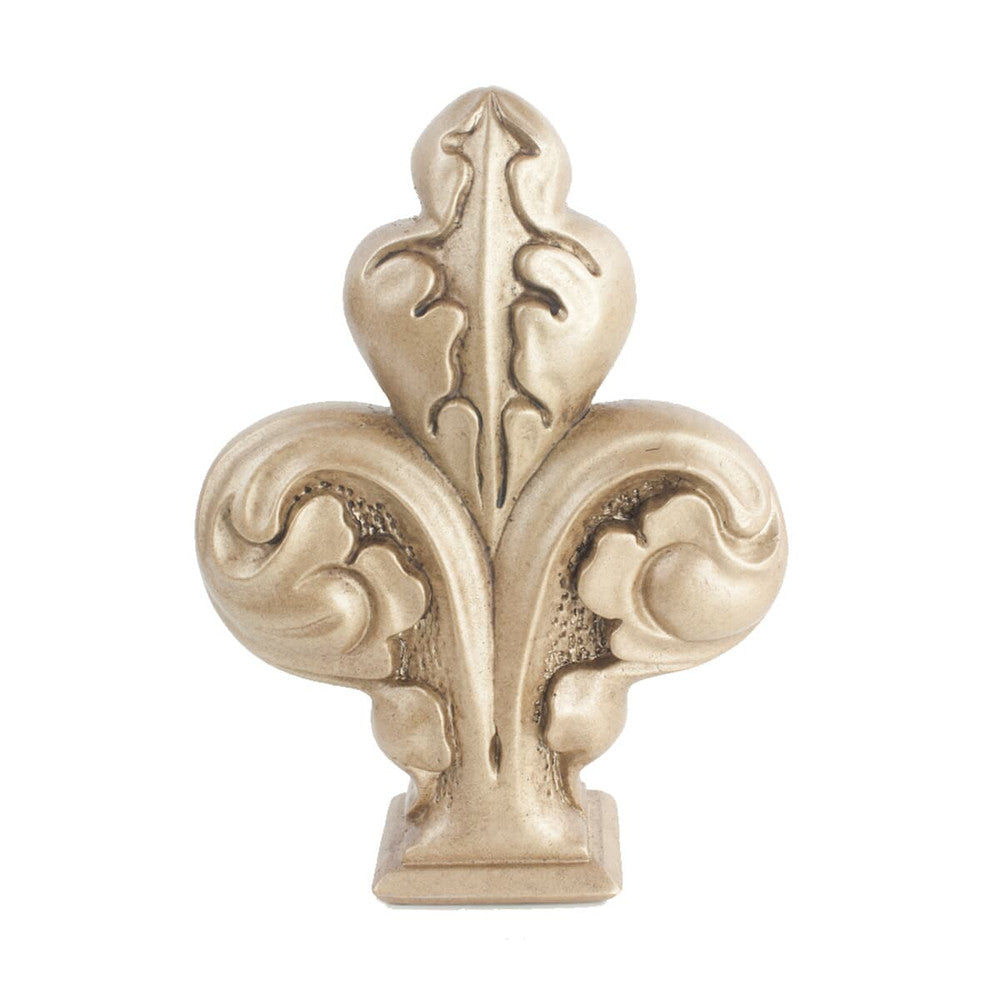 Trefoil Finial 5 Chardonnay by Stout Hardware Stout Hardware Trefoil Finial 5 ChardonnayHardware 1.5 INCH METAL Fabric HARDWARE - METROPOLITAN USA </p><p>Repeat: H: , V: 1.5 in - Fabric Carolina -