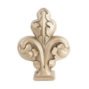 Trefoil Finial 5 Chardonnay by Stout Hardware