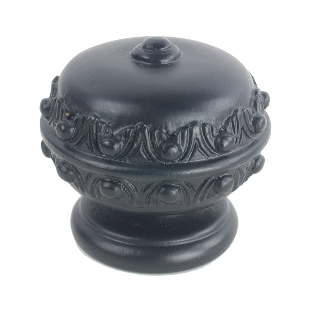 Egg Finial 1 Black by Stout Hardware Stout Hardware Egg Finial 1 BlackHardware 1.5 INCH METAL Fabric HARDWARE - METROPOLITAN PHILIPPINES </p><p>Repeat: H: , V: 1.5 in - Fabric Carolina -