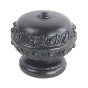 Egg Finial 2 Espresso by Stout Hardware