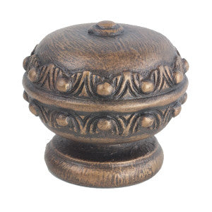 Egg Finial 3 Bronze by Stout Hardware