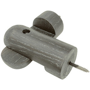 Wood Elbow 2 Grey by Stout Hardware