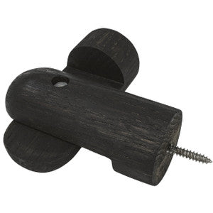 Wood Elbow 5 Black by Stout Hardware
