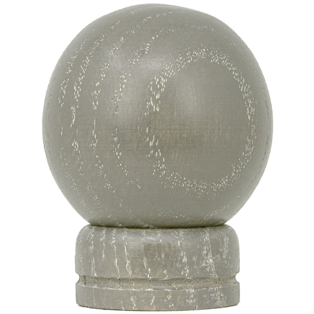 Wood Ball Finial 1 Stone by Stout Hardware Stout Hardware Wood Ball Finial 1 StoneHardware 1.375 INCH INDUSTRIAL WOOD & METAL COLLECTION 100%WOD USA </p><p>Repeat: H: 0.000, V: 0.000 1.38 in - Fabric Carolina -