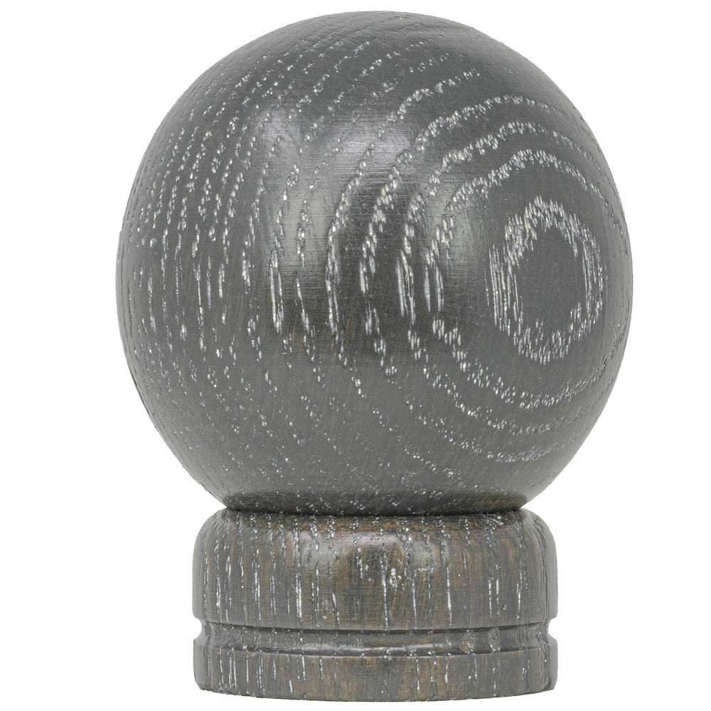 Wood Ball Finial 2 Grey by Stout Hardware Stout Hardware Wood Ball Finial 2 GreyHardware 1.375 INCH INDUSTRIAL WOOD & METAL COLLECTION 100%WOD USA </p><p>Repeat: H: 0.000, V: 0.000 1.38 in - Fabric Carolina -