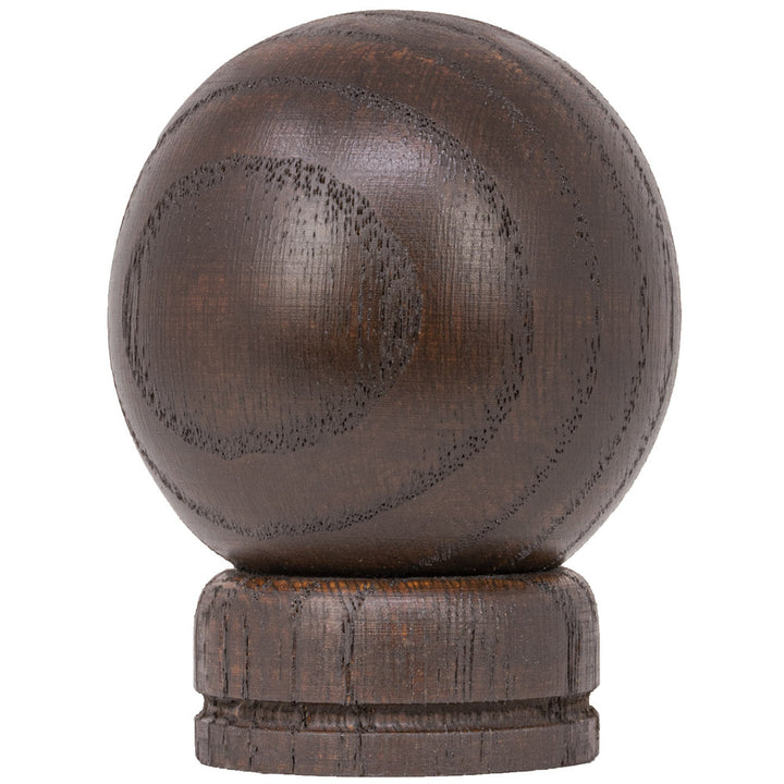 Wood Ball Finial 4 Espresso by Stout Hardware Stout Hardware Wood Ball Finial 4 EspressoHardware 1.375 INCH INDUSTRIAL WOOD & METAL COLLECTION 100%WOD USA </p><p>Repeat: H: 0.000, V: 0.000 1.38 in - Fabric Carolina -