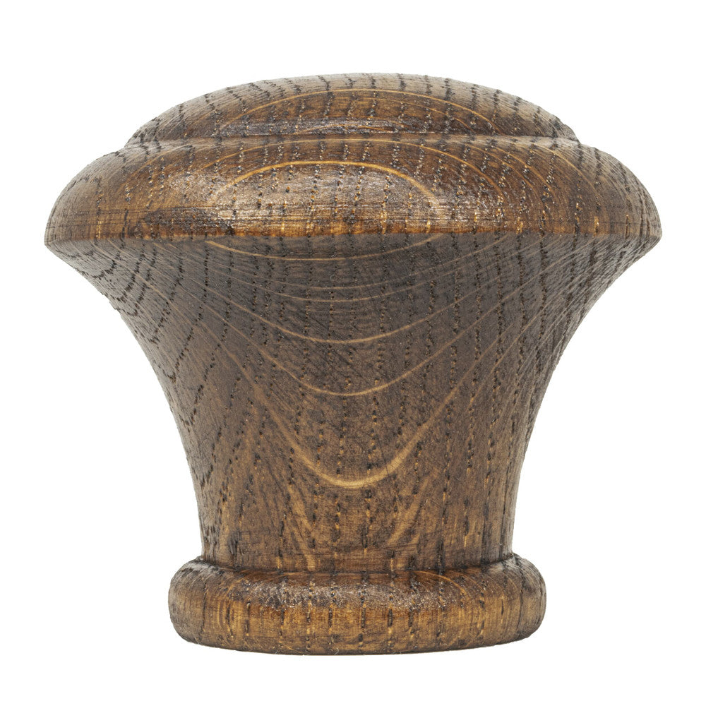 Wood Knob Finial 3 Saddle by Stout Hardware Stout Hardware Wood Knob Finial 3 SaddleHardware 1.375 INCH INDUSTRIAL WOOD & METAL COLLECTION USA </p><p>Repeat: H: 0.000, V: 0.000 1.38 in - Fabric Carolina -