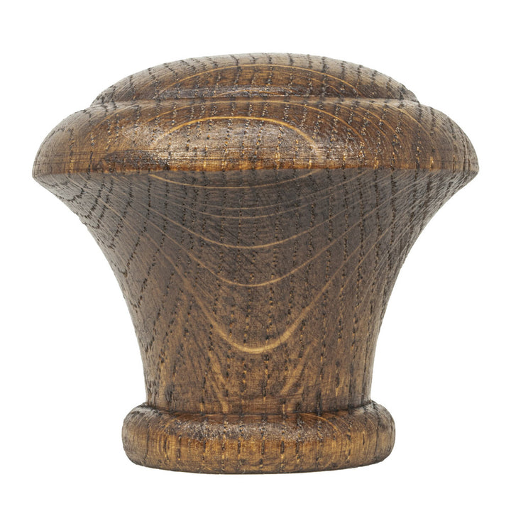 Wood Knob Finial 3 Saddle by Stout Hardware Stout Hardware Wood Knob Finial 3 SaddleHardware 1.375 INCH INDUSTRIAL WOOD & METAL COLLECTION USA </p><p>Repeat: H: 0.000, V: 0.000 1.38 in - Fabric Carolina -