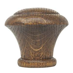 Wood Knob Finial 3 Saddle by Stout Hardware