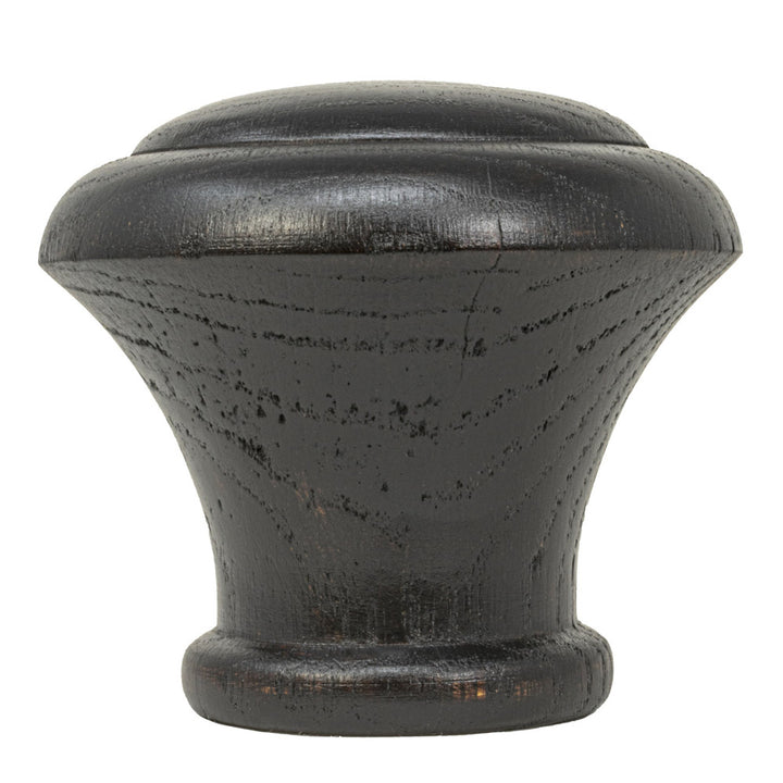 Wood Knob Finial 4 Espresso by Stout Hardware Stout Hardware Wood Knob Finial 4 EspressoHardware 1.375 INCH INDUSTRIAL WOOD & METAL COLLECTION USA </p><p>Repeat: H: 0.000, V: 0.000 1.38 in - Fabric Carolina -