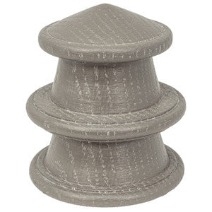 Wood Top Finial 1 Stone by Stout Hardware