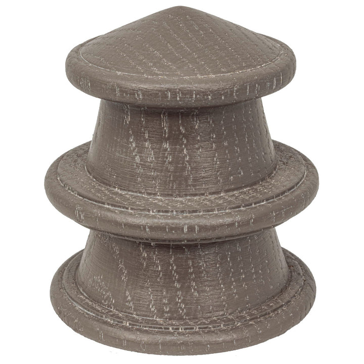 Wood Top Finial 2 Grey by Stout Hardware Stout Hardware Wood Top Finial 2 GreyHardware 1.375 INCH INDUSTRIAL WOOD & METAL COLLECTION USA </p><p>Repeat: H: 1.380, V: 1.380 1.38 in - Fabric Carolina -