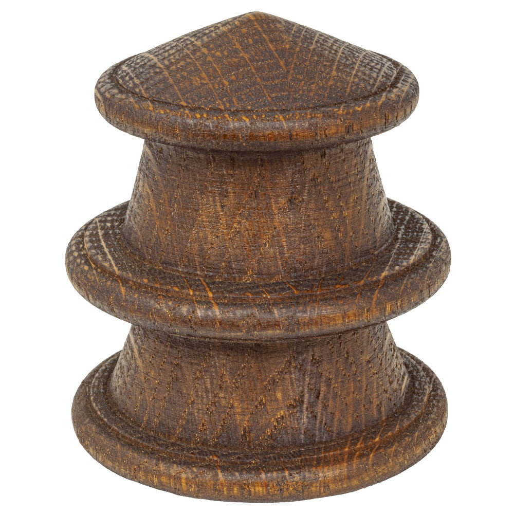 Wood Top Finial 3 Saddle by Stout Hardware Stout Hardware Wood Top Finial 3 SaddleHardware 1.375 INCH INDUSTRIAL WOOD & METAL COLLECTION USA </p><p>Repeat: H: 1.380, V: 1.380 1.38 in - Fabric Carolina -