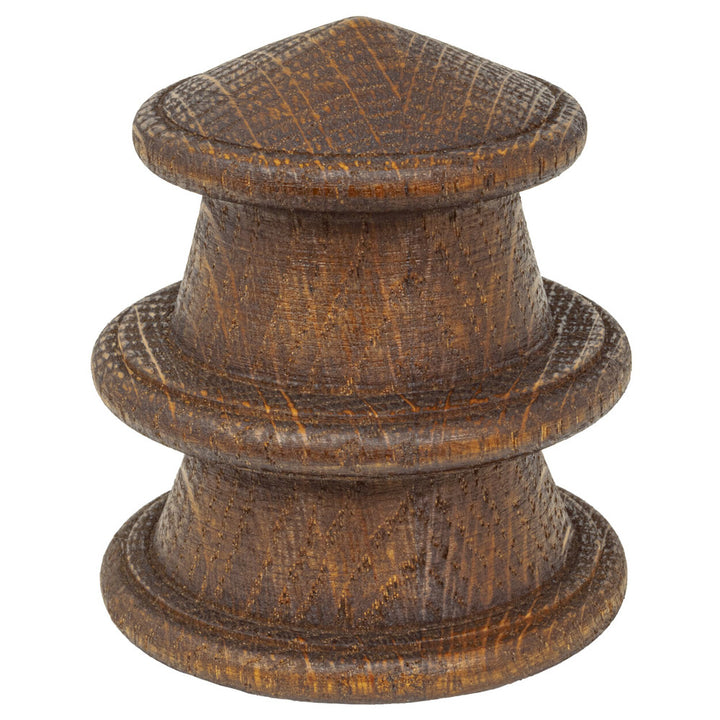 Wood Top Finial 3 Saddle by Stout Hardware Stout Hardware Wood Top Finial 3 SaddleHardware 1.375 INCH INDUSTRIAL WOOD & METAL COLLECTION USA </p><p>Repeat: H: 1.380, V: 1.380 1.38 in - Fabric Carolina -