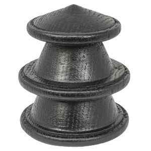 Wood Top Finial 5 Black by Stout Hardware