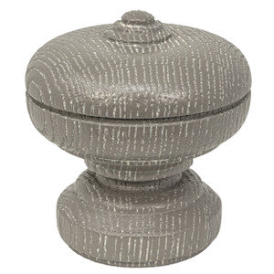 Wood Urn Finial 1 Stone by Stout Hardware