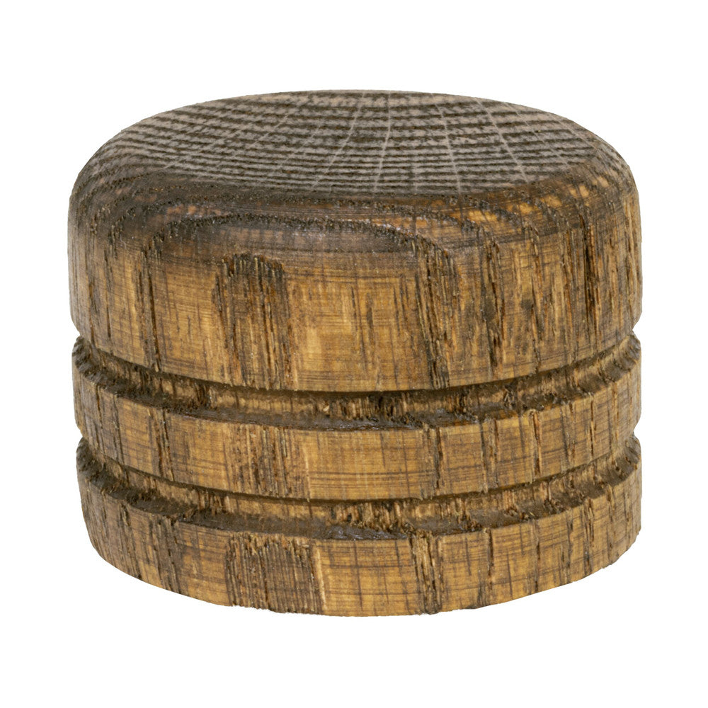 Wood End Cap 3 Saddle by Stout Hardware Stout Hardware Wood End Cap 3 SaddleHardware 1.375 INCH INDUSTRIAL WOOD & METAL COLLECTION USA </p><p>Repeat: H: 0.000, V: 0.000 1.38 in - Fabric Carolina -