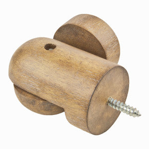 Elbow Bracket 4 Pickled Oak by Stout Hardware