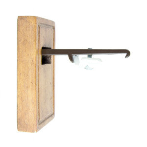 Traverse Bracket Single 4 Pickled Oak by Stout Hardware