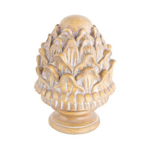 Pineapple Finial 4 Pickled Oak by Stout Hardware