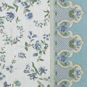 200015H 246 Canton Rose Aegean by DF Monogram Fabric