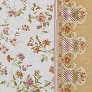 200015H 3 Canton Rose Melon by DF Monogram Fabric
