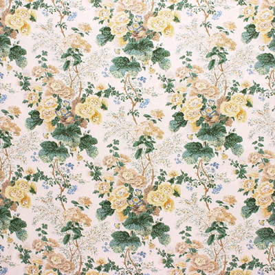 Althea Cotton P Citron by Lee Jofa Fabric - COTTON - 100% Thailand HEAVY Horizontal: 26 and Vertical: 32 51 - Fabric Carolina -