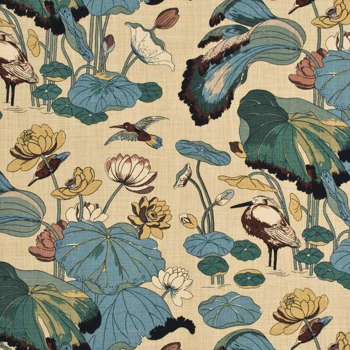 Nympheus Print Straw by Lee Jofa Fabric Lee Jofa Fabric Nympheus Print StrawFabric PERENNIA LINEN - 100% United Kingdom </p><p>Repeat: H: 53.978, V: 34.278 53.978 - Fabric Carolina -