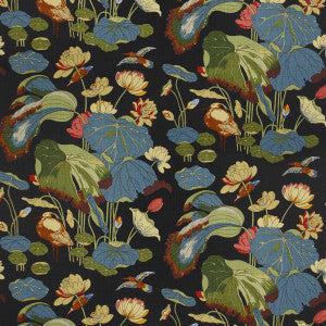 Nympheus Print Teal by Lee Jofa Fabric