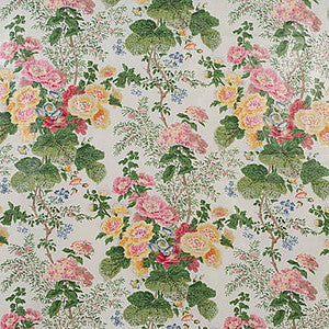 Hollyhock Hdb White/Pink by Lee Jofa Fabric