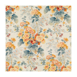 Hollyhock Hdb Apricot/Lake by Lee Jofa Fabric