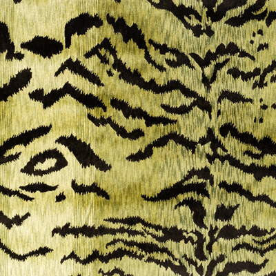 Tiger Velvet Moss by Lee Jofa Fabric - COTTON - 50%;VISCOSE - 50% Italy - Horizontal: 26 and Vertical: 33 52 - Fabric Carolina -