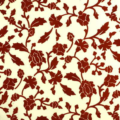 Couture Flock Tangerine by Lee Jofa Fabric