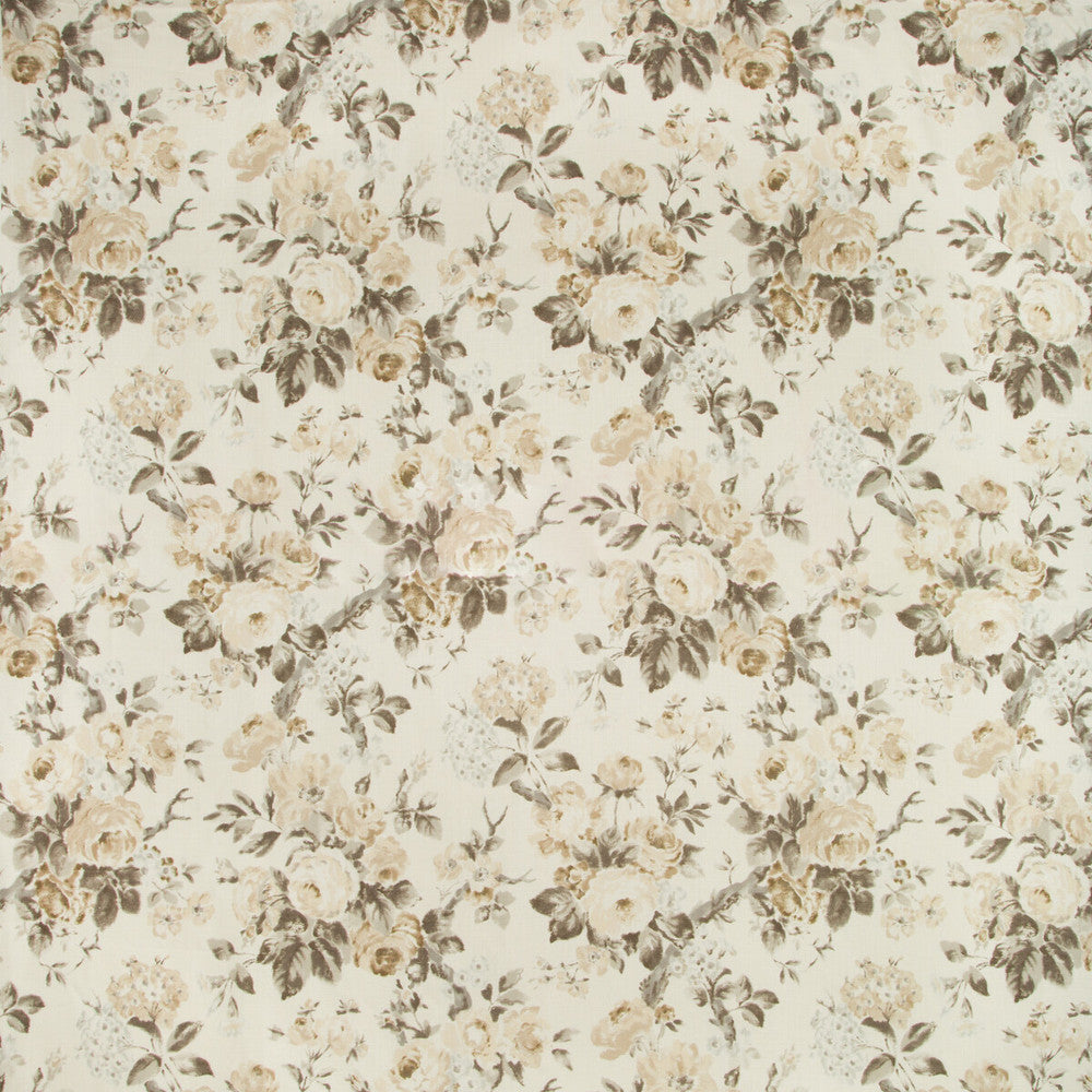 Garden Roses Sand/Sable by Lee Jofa Fabric SUZANNE RHEINSTEIN III LINEN - 100% United Kingdom MEDIUM Horizontal: 20 and Vertical: 32 60 - Fabric Carolina -