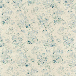 Garden Roses Aqua/Blue by Lee Jofa Fabric