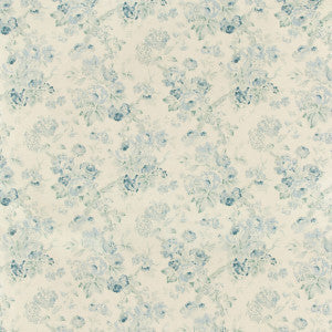 Garden Roses Aqua/Blue by Lee Jofa Fabric