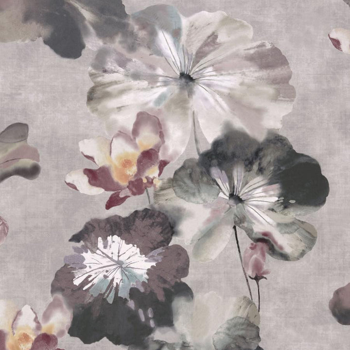 Water Lilies (Wp) # 06 Chamomile by 1838 Wallcoverings Wallpaper Willow HALF DROP PASTE THE WALL UNITED KINGDOM V-33" 20.5"X11YD - Fabric Carolina -