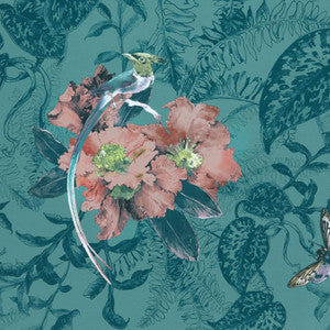Hedgerow (Wp) # 02 Mineral by 1838 Wallcoverings Wallpaper