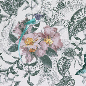 Hedgerow (Wp) # 05 Chamomile by 1838 Wallcoverings Wallpaper