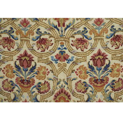 New Sevilla Ruby/Blue by Lee Jofa Fabric - LINEN - 100% Thailand LIGHT Horizontal: 26.25 and Vertical: 30 52.5 - Fabric Carolina -