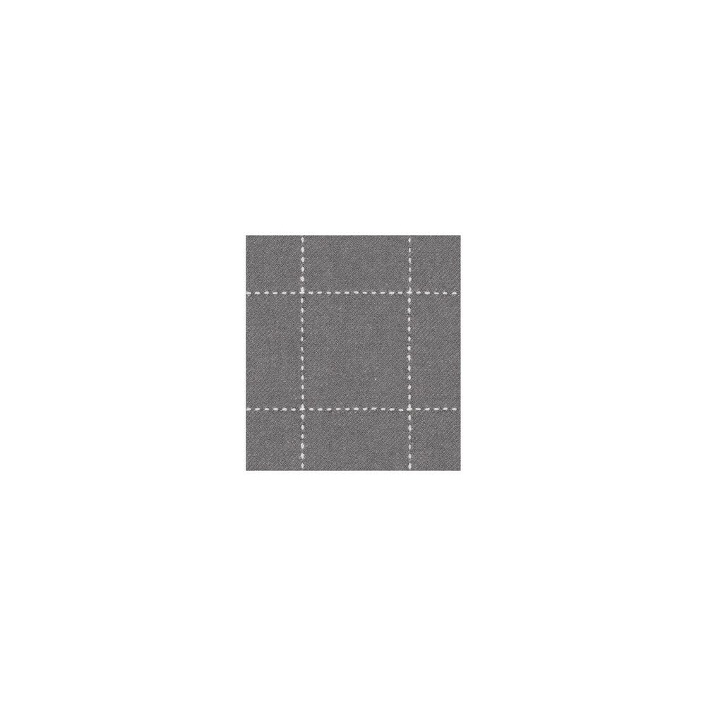 Windowpane Wool Pewter by Lee Jofa Fabric ERIC COHLER LODGE WOOL - 80%;POLYESTER - 20% Belgium HEAVY Horizontal: 2.25 and Vertical: 2.5 57 - Fabric Carolina -