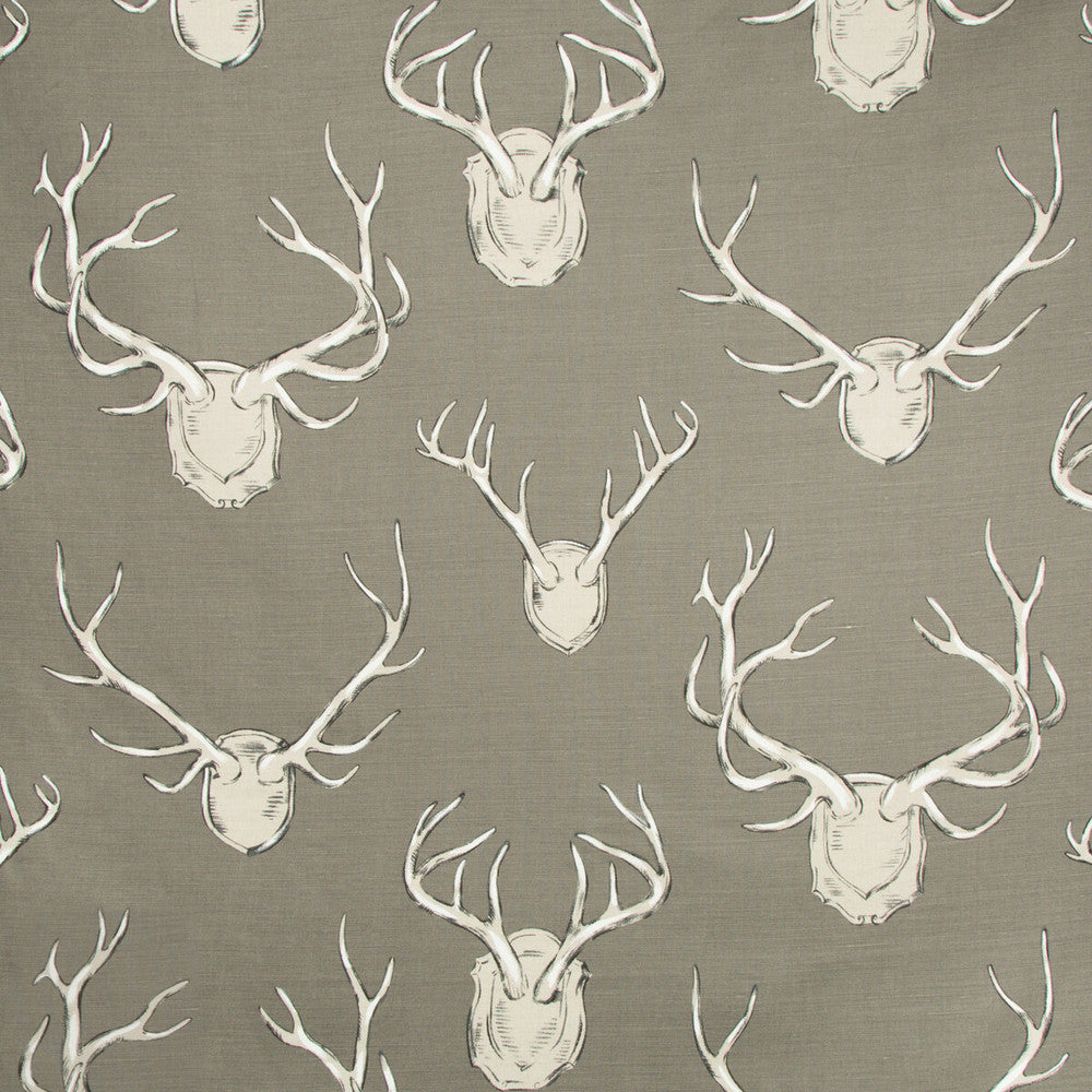 Antlers Grey by Lee Jofa Fabric Lee Jofa Fabric Antlers GreyFabric LODGE II PRINTS LINEN - 55%;COTTON - 45% Thailand </p><p>Repeat: H: 54, V: 31.5 54 - Fabric Carolina -