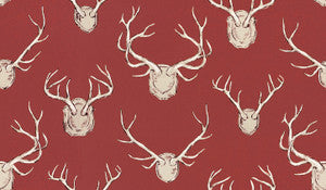 Antlers Red by Lee Jofa Fabric