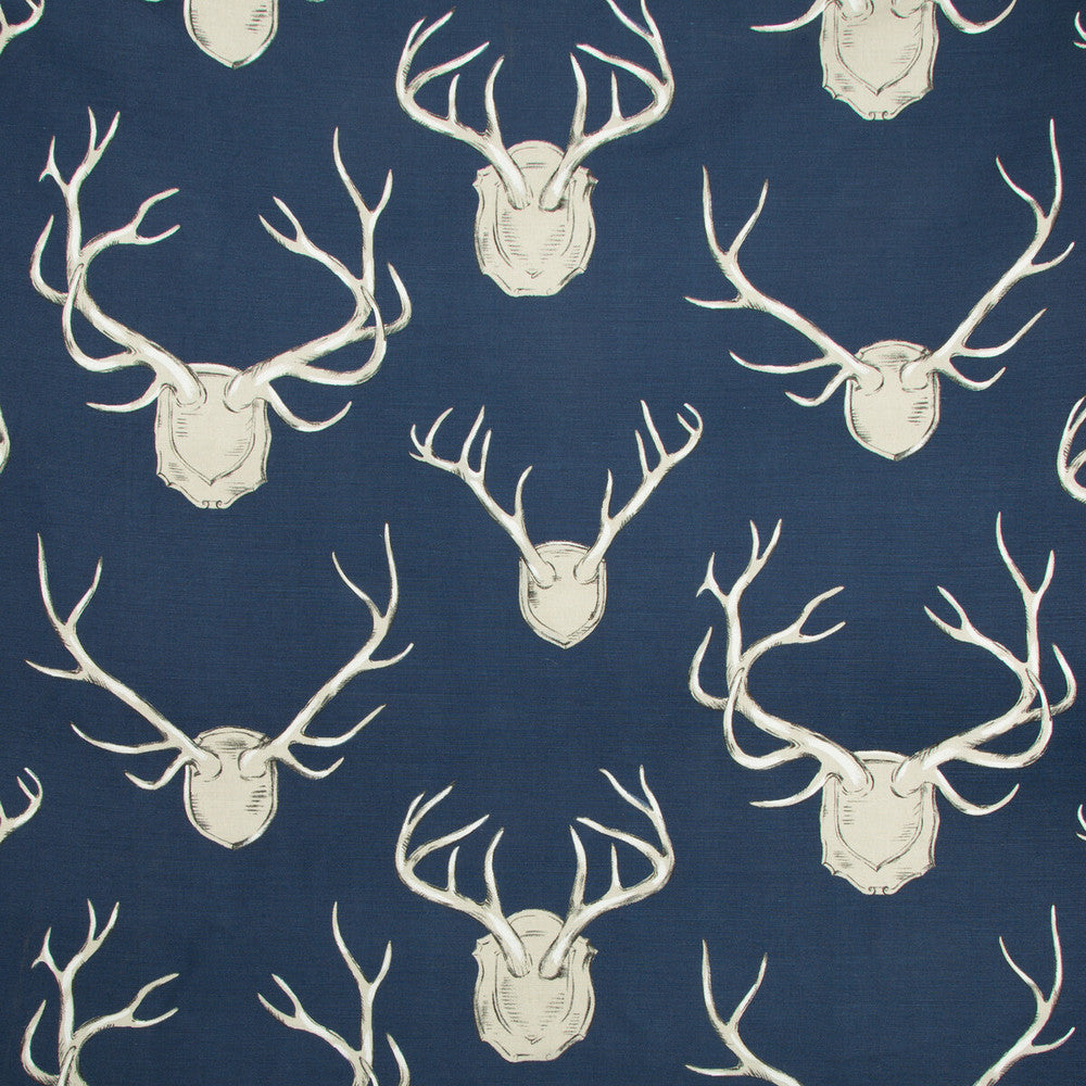 Antlers Navy by Lee Jofa Fabric Lee Jofa Fabric Antlers NavyFabric LODGE II PRINTS LINEN - 55%;COTTON - 45% Thailand </p><p>Repeat: H: 54, V: 31.5 54 - Fabric Carolina -