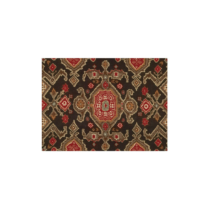 Perseus Print Black by Lee Jofa Fabric ERIC COHLER LODGE LINEN - 100% Thailand Horizontal: 26.25 and Vertical: 19.5 52.5 - Fabric Carolina -
