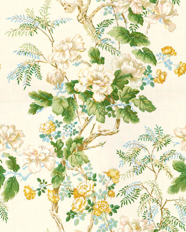 Chinese Peony Gold by Lee Jofa Fabric