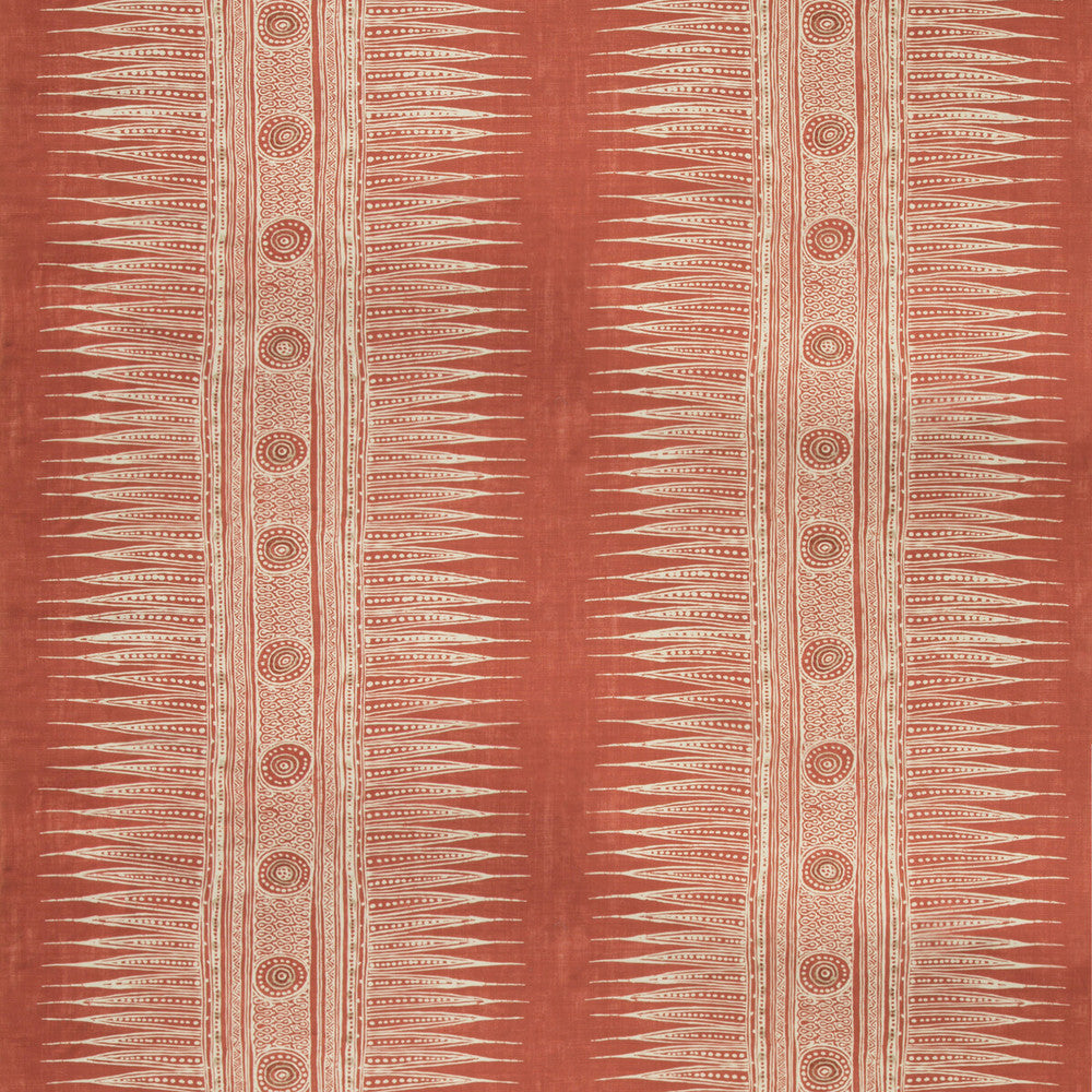 Indian Zag Madder by Lee Jofa Fabric SUZANNE RHEINSTEIN III LINEN - 60%;COTTON - 30%;NYLON - 10% Thailand MEDIUM Horizontal: 27 and Vertical: 27 54 - Fabric Carolina -