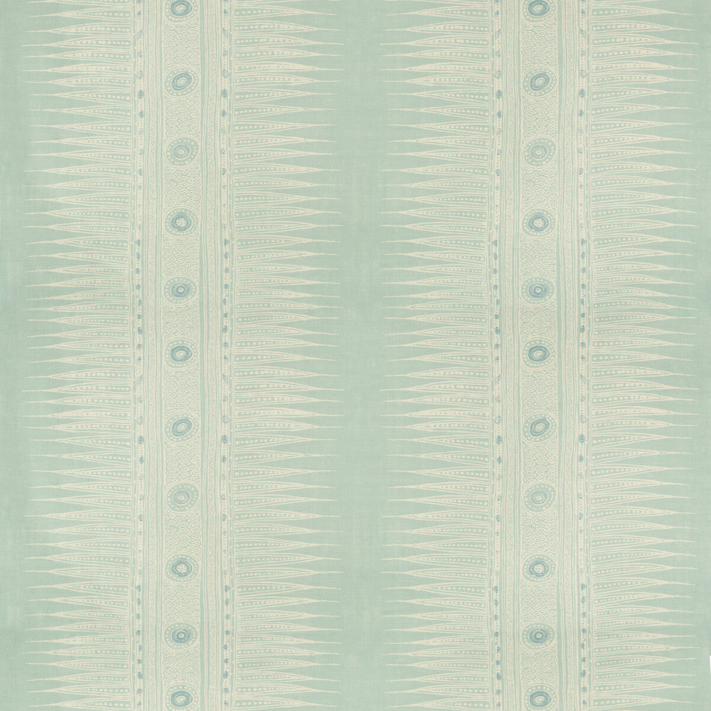 Indian Zag Aqua by Lee Jofa Fabric SUZANNE RHEINSTEIN III LINEN - 60%;COTTON - 30%;NYLON - 10% Thailand MEDIUM Horizontal: 27 and Vertical: 27 54 - Fabric Carolina -